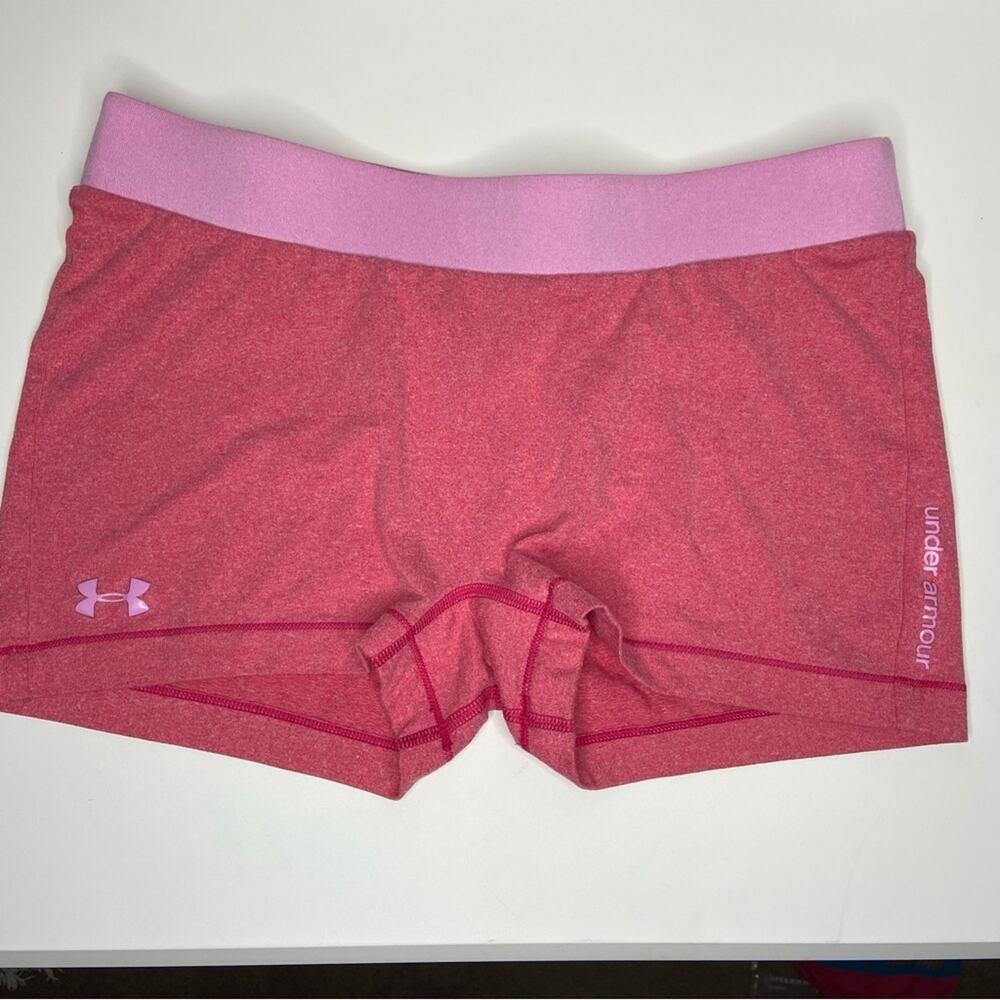 Under Armour Pink Athletic Compression Shorts​